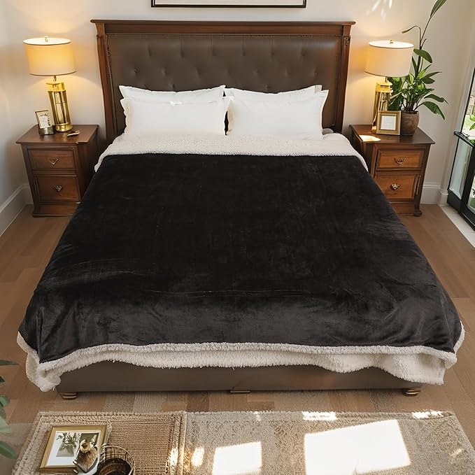LaffyLo Heated Throw Blanket 50 x 60, Fast Heating Electric Blanket, Dual-Sided - Image 8