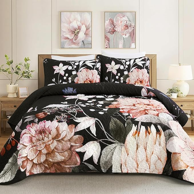 Drucon Floral Quilt Queen Size by DRUCON
