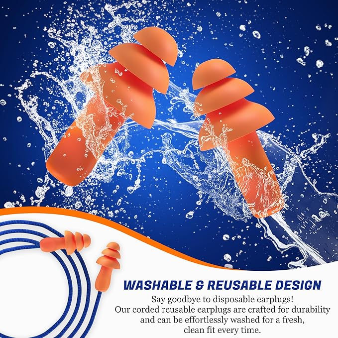 Quality Reusable Earplugs 100 Pair - Image 5