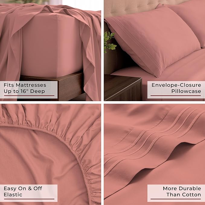 Mellanni California King Sheets Set - Image 5
