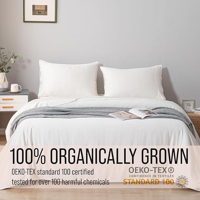 Bella Coterie Cal King Size Fitted Sheet Only | Luxury Bamboo Viscose | 100% - Image 4