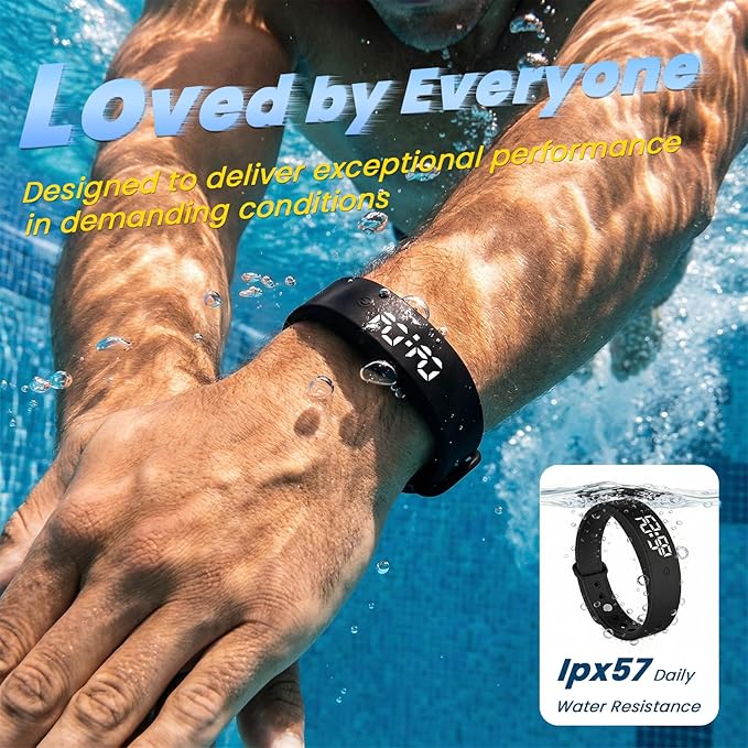 Vibrating Alarm Wristband Wrist Alarm Clock Watch Vibrating Band Vibrates - Image 6