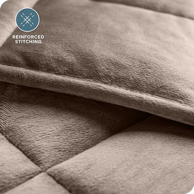 Bare Home Weighted Blanket Queen Size 17lb - Image 8