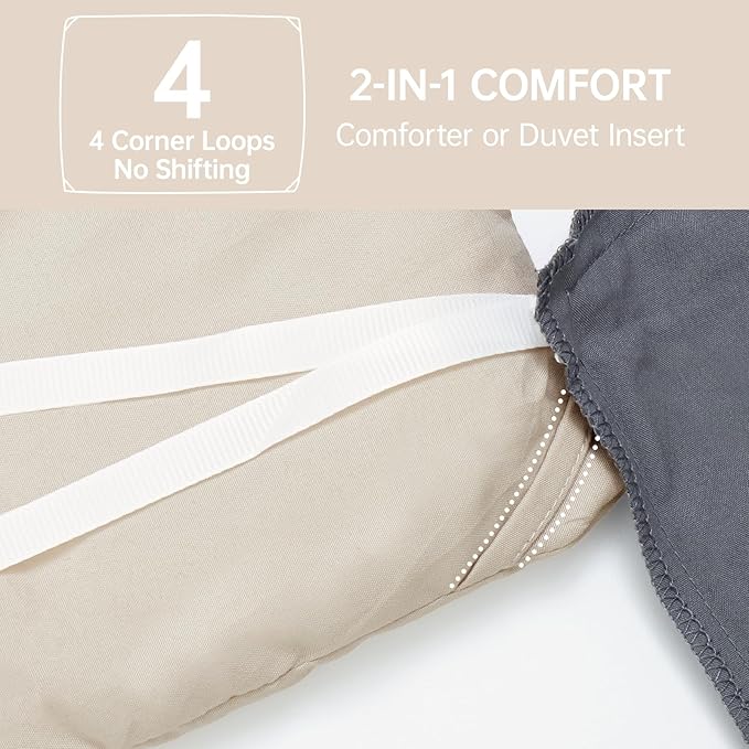 MUXHOMO Queen Comforter Set, All Season Ultra Soft Down Alternative Bedding - Image 6