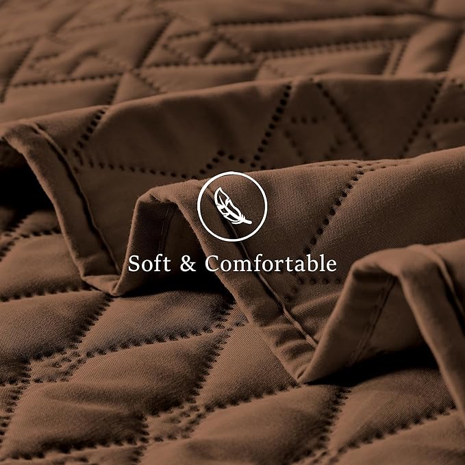 akkialla King/Cal King Size Quilt Bedding Set, Modern Style Geometric Pattern - Image 6
