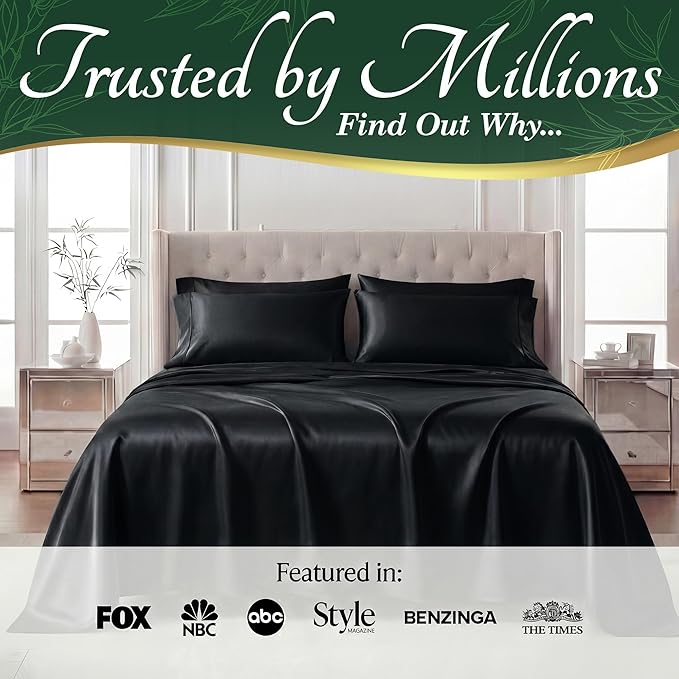 DECOLURE 100% Viscose Derived from Bamboo Sheets Queen Size - Image 5