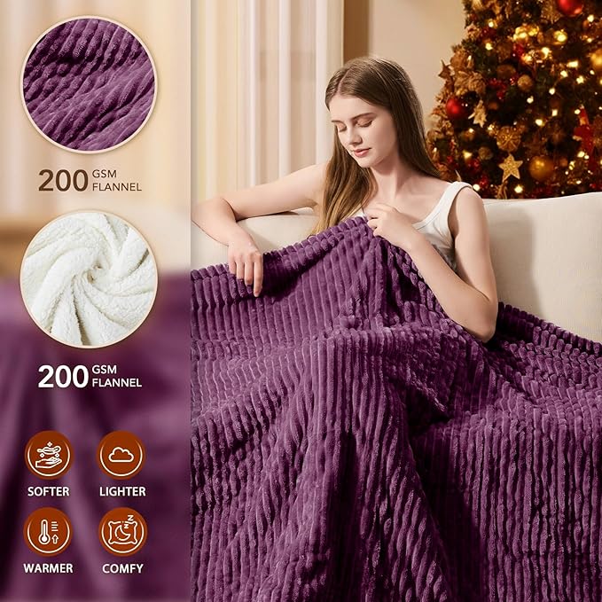 Homemate Heated Blanket Electric Throw - Image 2