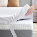 SINWEEK 3 Inch Gel Memory Foam Mattress Topper Queen Size, Ventilated High by SINWEEK