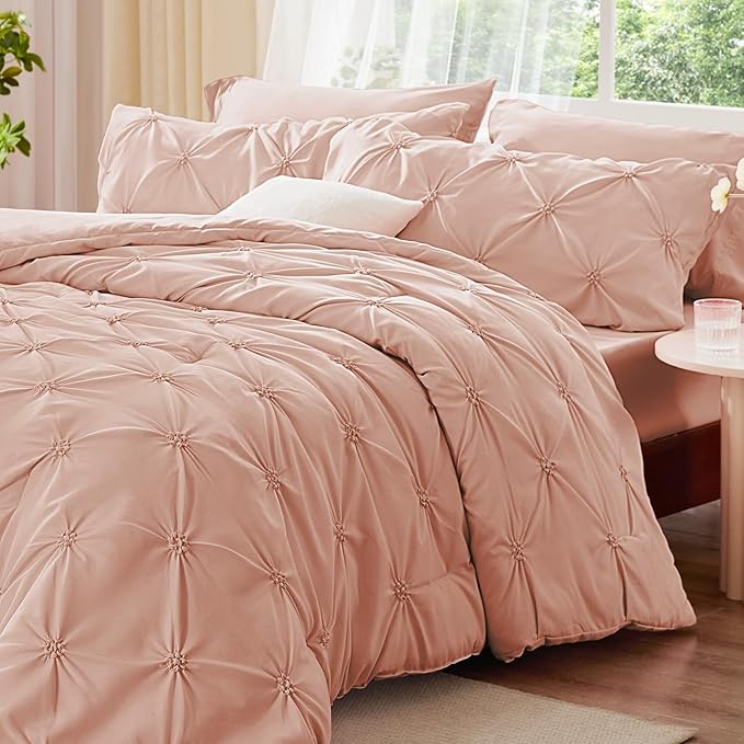 BEDELITE Dusty Pink King Size Comforter Set - Image 2