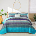 WONGS BEDDING Boho Quilt Full Size by WONGSBEDDING
