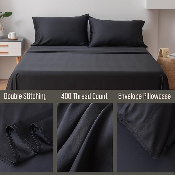 Bella Coterie | Luxury Bamboo Queen Size Pillowcase Set | 100% Organically - Image 3