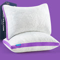 BETU Cooling Pillows Standard Size Set of 2, Shredded Memory Foam Cool Pillows by BETU