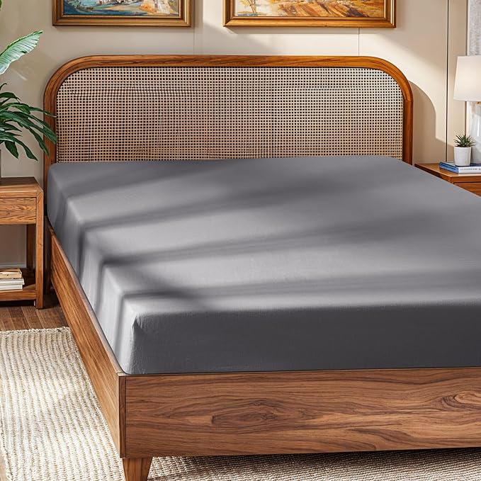 SONORO KATE 100% French Linen Fitted Sheet - Image 8