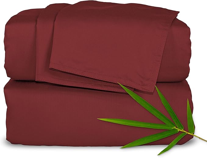 Pure Bamboo Twin Sheets, Genuine 100% Organic Viscose Derived from Bamboo Bed by PureBamboo