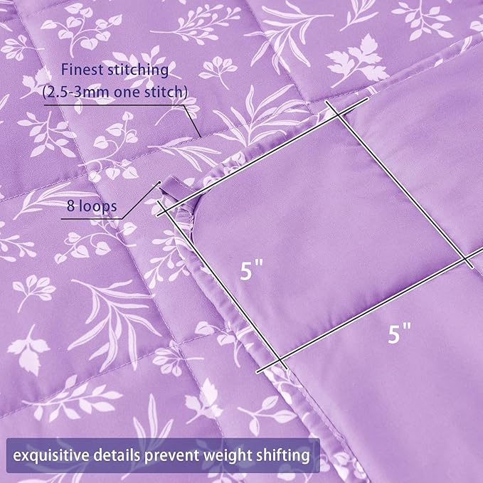yescool Weighted Blanket for Adults Cooling Heavy Blanket for Sleeping Perfect - Image 3