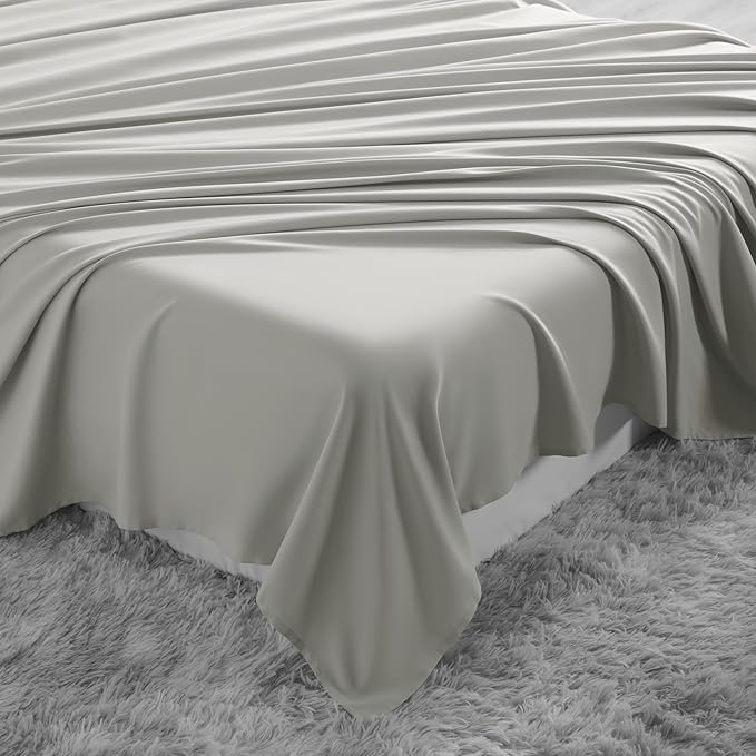 NTBAY Twin Extra-Long Flat Sheet Only - Image 7
