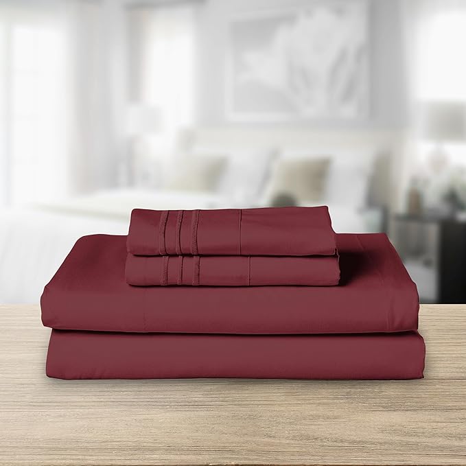 Elegant Comfort Luxurious 1500 Premium Hotel Quality Microfiber Three Line - Image 2