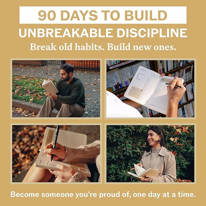 Undated Daily Planner | 90 Day Daily & Weekly Productivity Journal - Image 9