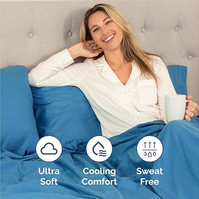 King Size 4 Piece Sheet Set - Image 4