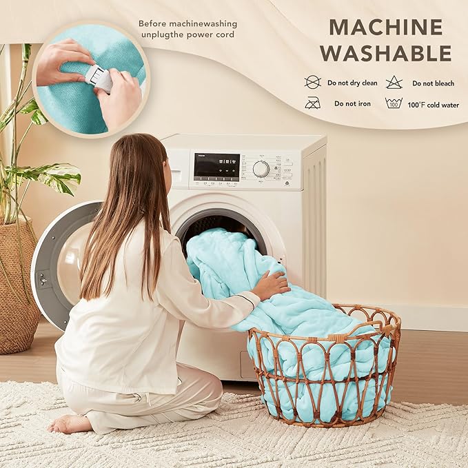 Homemate Electric Heated Blanket Twin Size - Image 7