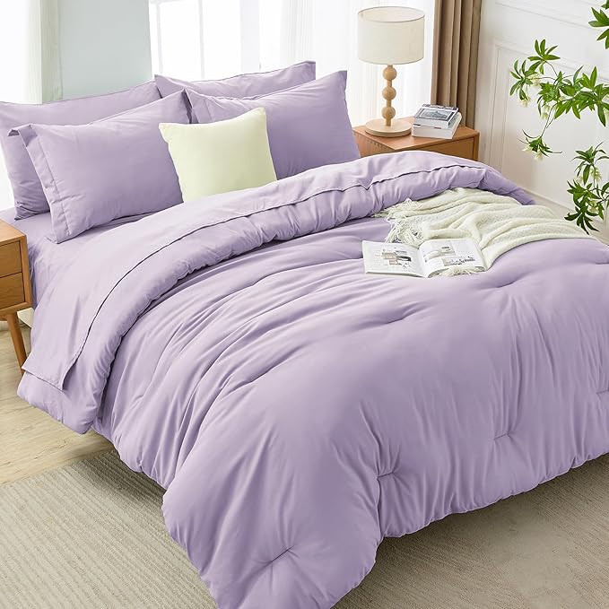 MUXHOMO 7 Pieces Full Comforter Set, Soft Bed in a Bag Full Size, All Season - Image 7