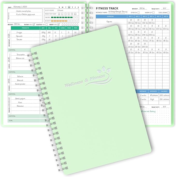 Wellness Planner & Fitness Log by Snootion