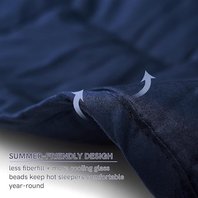 YnM Cotton King Size Weighted Blanket - Image 7