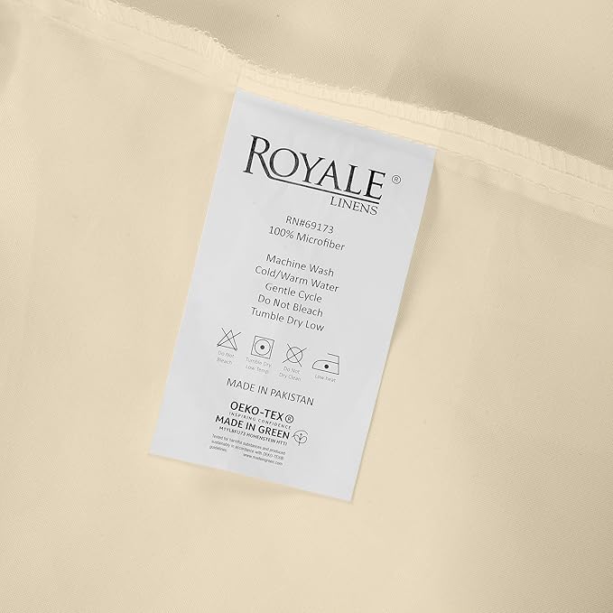 Royale Linens Fitted Sheet Full - Image 9