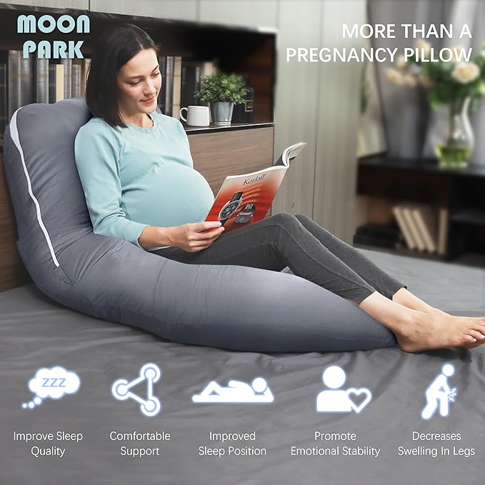 MOON PARK Pregnancy Pillows for Sleeping - Image 4