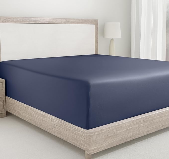 California Design Den Twin Deep Pocket Fitted Sheet, Soft 400 Thread Count by CaliforniaDesignDen