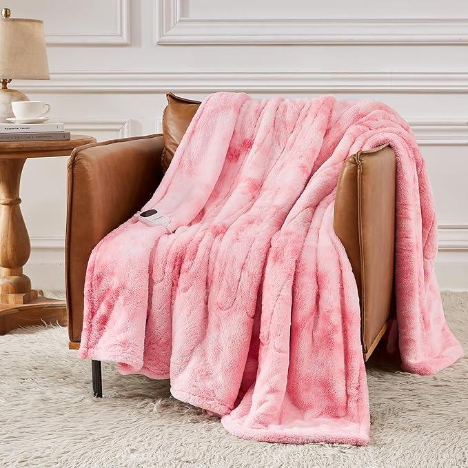 Homemate Heated Blanket Electric Throw by Homemate