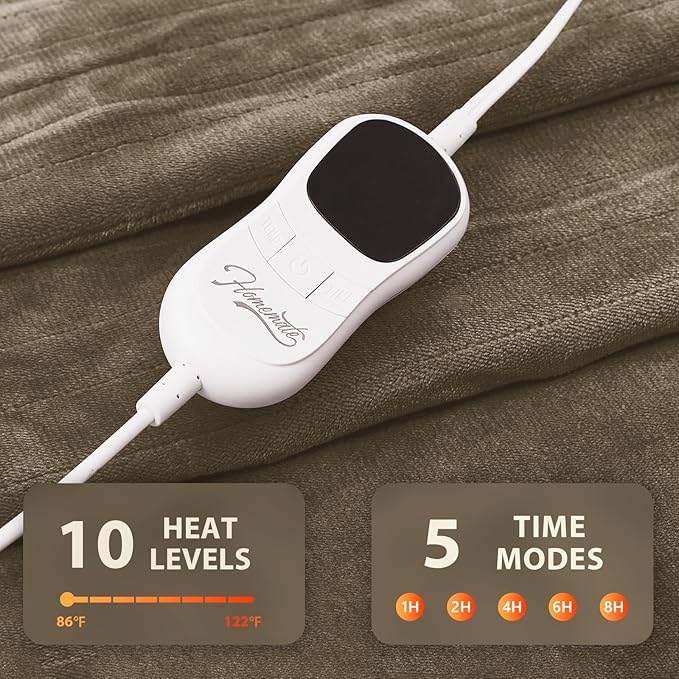 Homemate Heated Blanket Electric Throw - Image 4