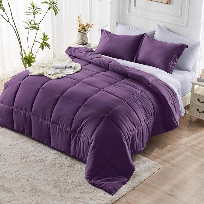 JOLLYVOGUE King Comforter Set, Ultra-Soft Bed in a Bag King Size 7 Pieces - Image 8