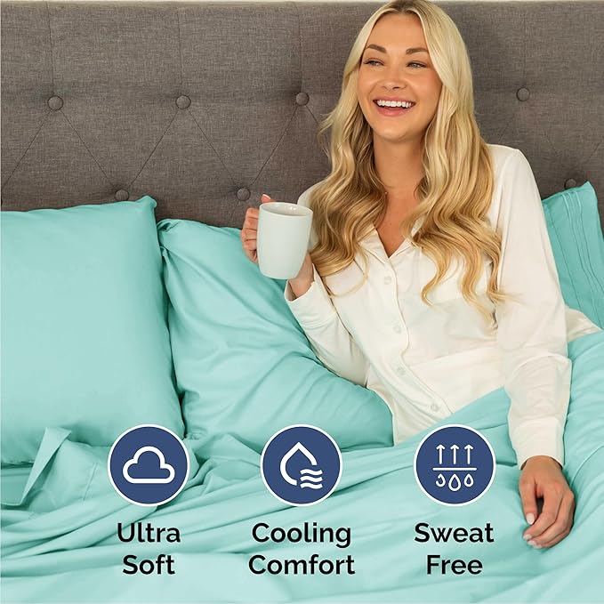 Queen Size 4 Piece Sheet Set - Image 4