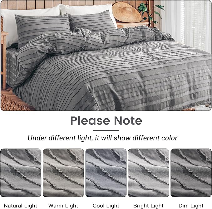 NEXHOME PRO Twin Duvet Cover, Soft and Lightweight 100% Washed Microfiber - Image 6