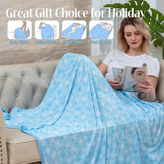 OIGAE Cooling Blanket for Hot Sleepers - Image 5