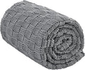 Knitted Weighted Blanket for Adult, No Beads Heavy Blanket 60” x 80'' 20lbs by Unknown