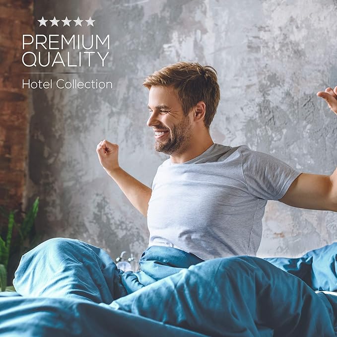 Mueller Ultratemp Bed Sheets Set, Super Soft 1800, 6 Piece California King - Image 8