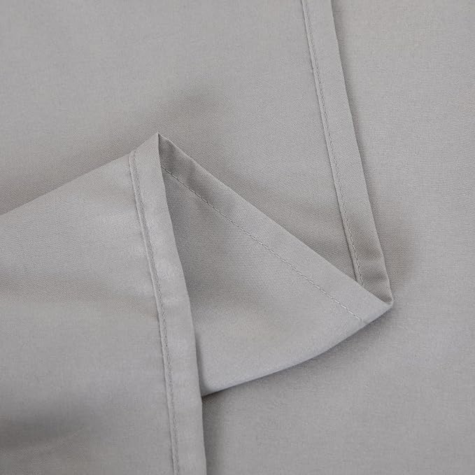 King Flat Sheet Only， 108x102Inch Light Gray - Image 7
