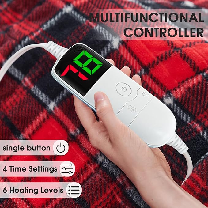 Heated Blanket Electric, Queen Size 84X90, Heating Blanket - Image 3