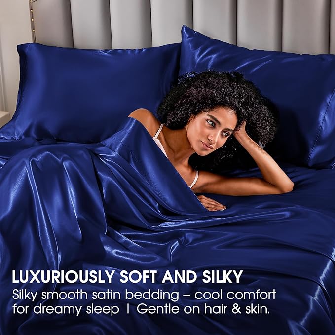 FreshCulture Satin Sheets King Size - Image 6