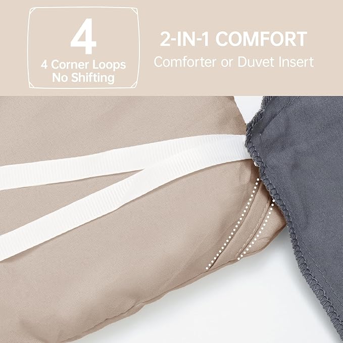 MUXHOMO Full Comforter Sets, All Season Ultra Soft Down Alternative Bedding - Image 6