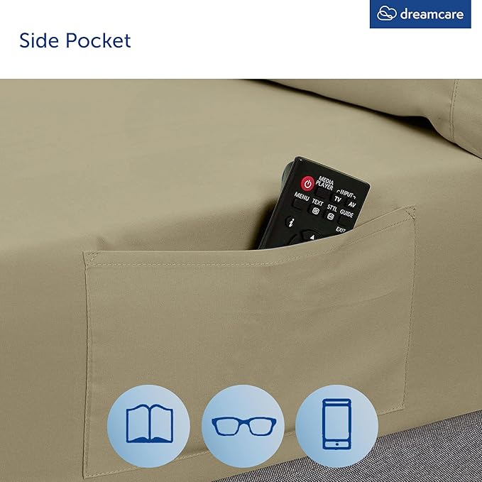 DREAMCARE King Size Sheets Set - Image 3