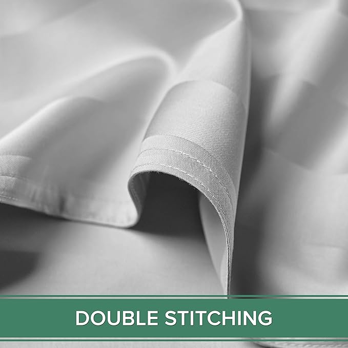 Pure Bamboo King Sheets, Genuine 100% Organic Viscose Derived from Bamboo Bed - Image 6