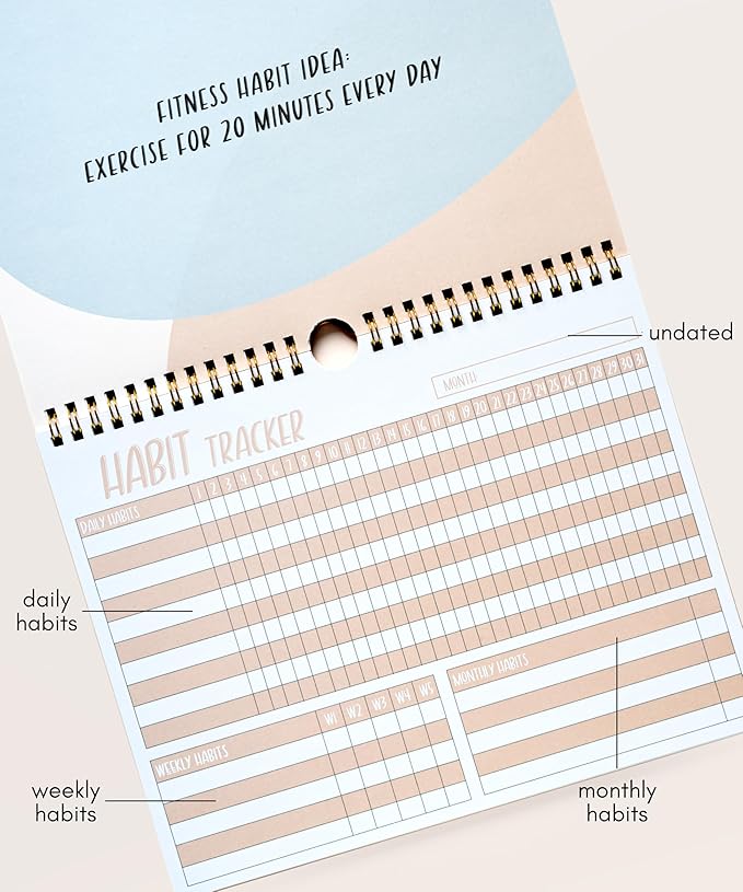 Lamare 2026 Habit Tracker Calendar – Premium Daily Habit Tracker Journal and - Image 3