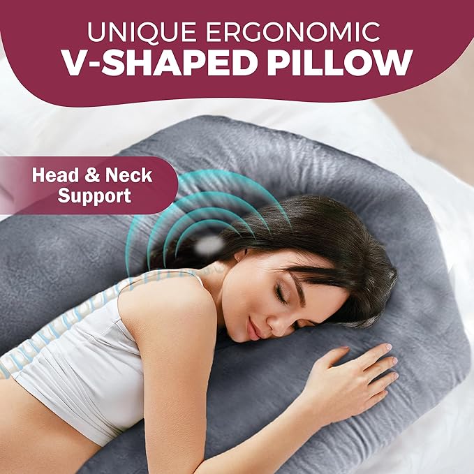 PILLANI Pregnancy Pillows for Sleeping – 57-Inch Maternity Pillow for Pregnant - Image 9