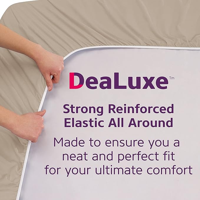 California King Fitted Sheet Deep Pocket – Real 16” Cal King Fitted Sheet Fit - Image 4
