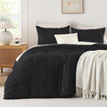 Andency Black Comforter King, Boho Soft Fluffy Warm Lightweight Bedding by Andency