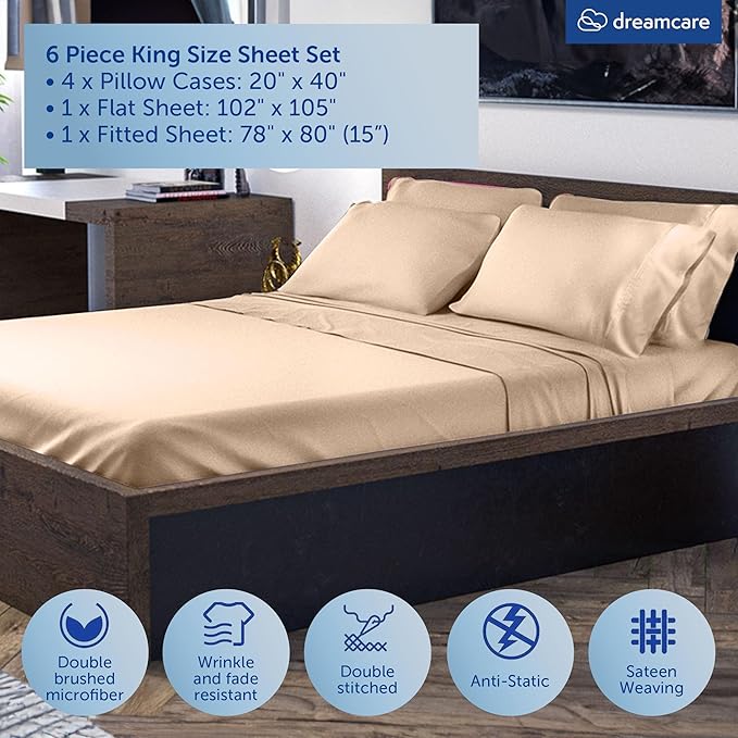 DREAMCARE Queen Sheet Set - Image 7