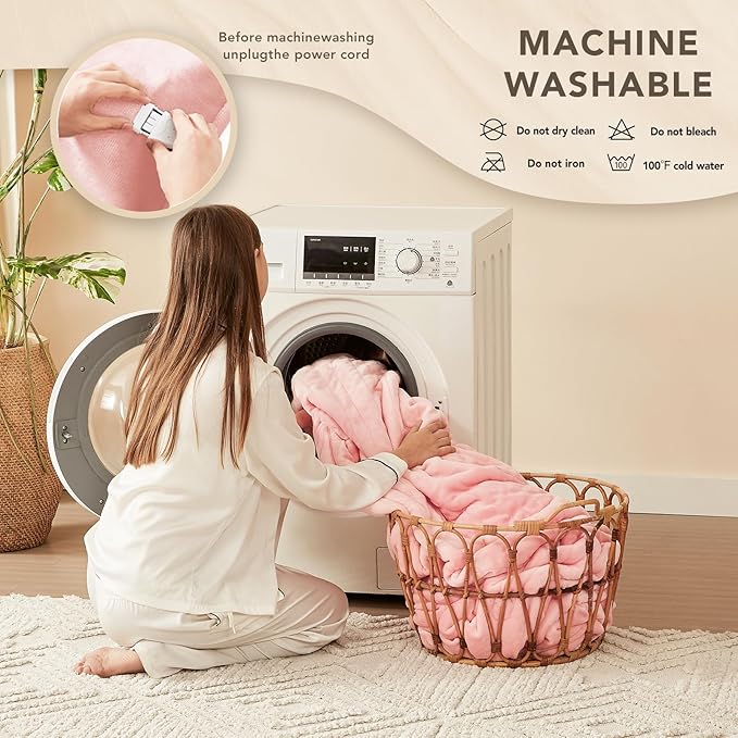 Homemate Electric Heated Blanket Full - Image 7